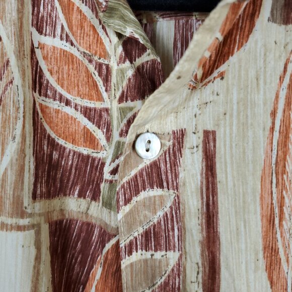 Tori Richard Mens Honolulu 100% Cotton Lawn Shirt Casual Beach Hawaiian Floral - Picture 6 of 10